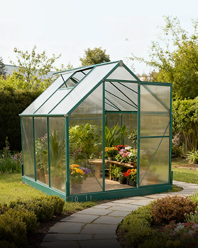 W Series modern deep winter greenhouse for home