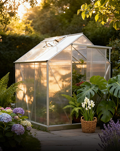P Series affordable walk-in greenhouse kit for backyard